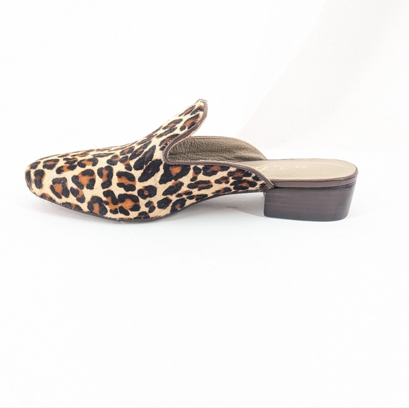 NWOB Matisse Leopard Lacy Mules Leather Size 8 - Picture 4 of 10